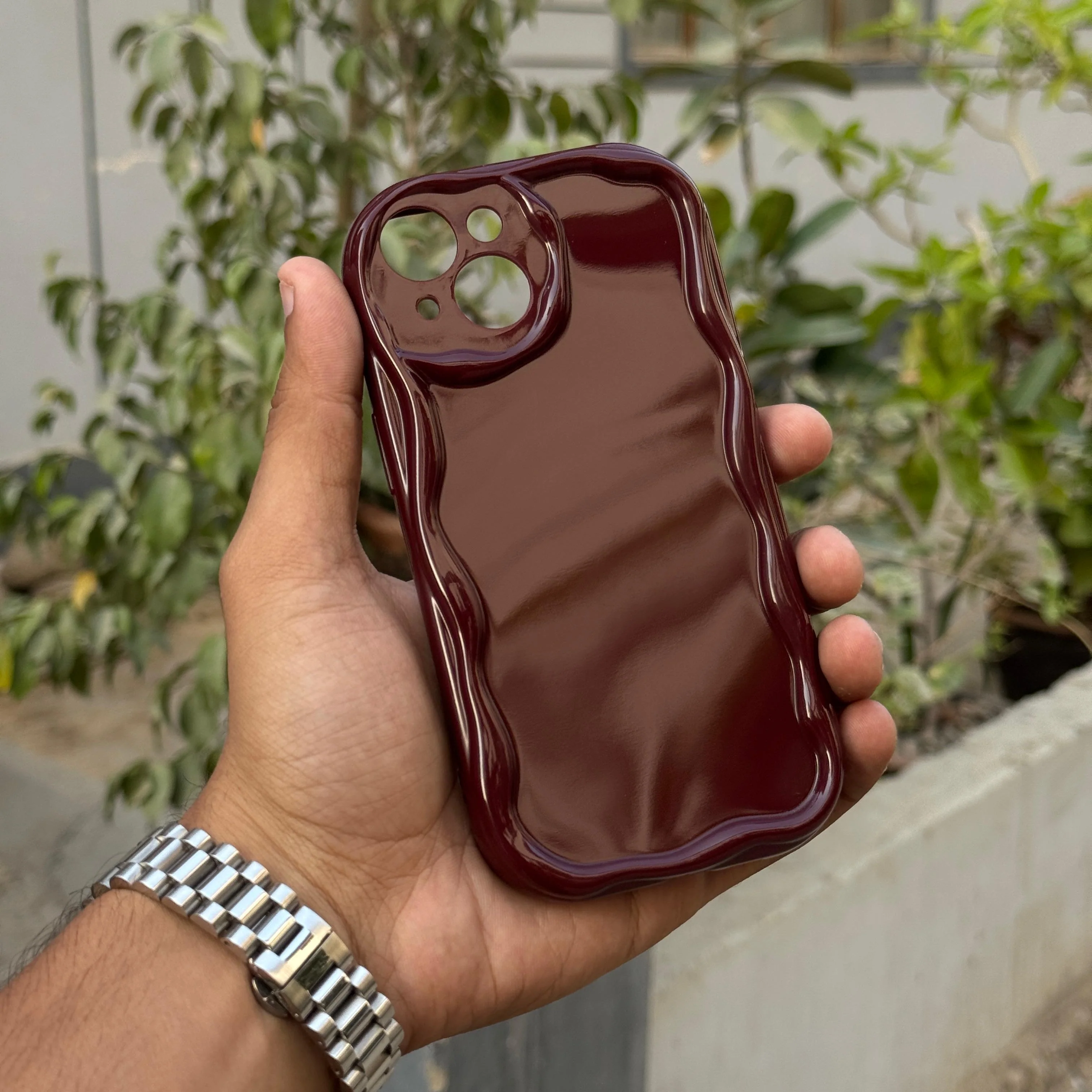 Cherry Wavy Aesthetic Case (New Arrival) - Image 3
