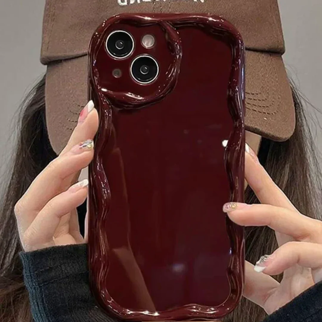 Cherry Wavy Aesthetic Case (New Arrival) - Image 6