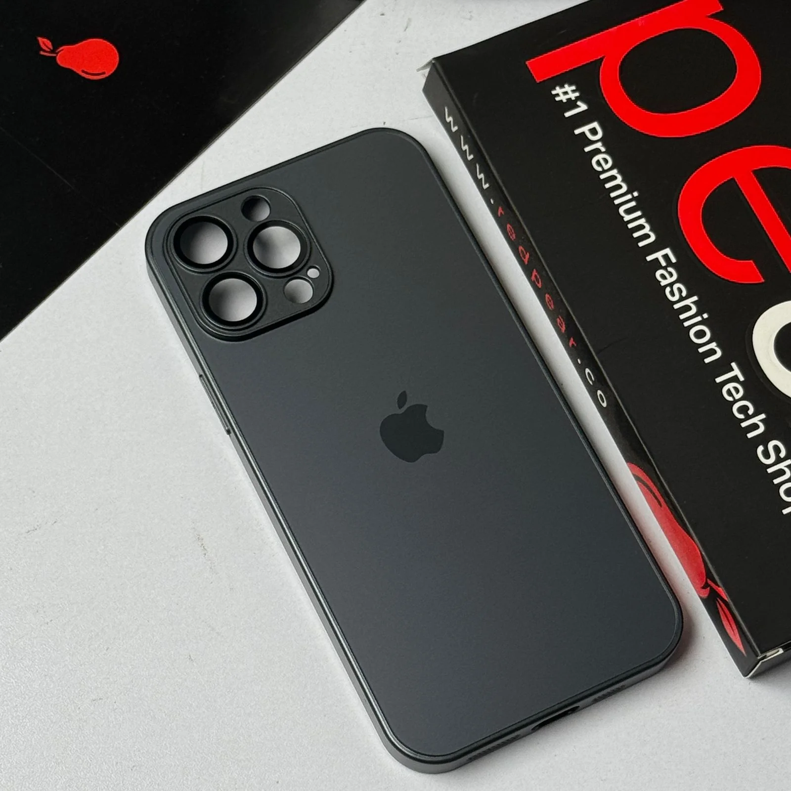 iPhone 13 Pro Max Graphite Black AG Glass case (RPS)