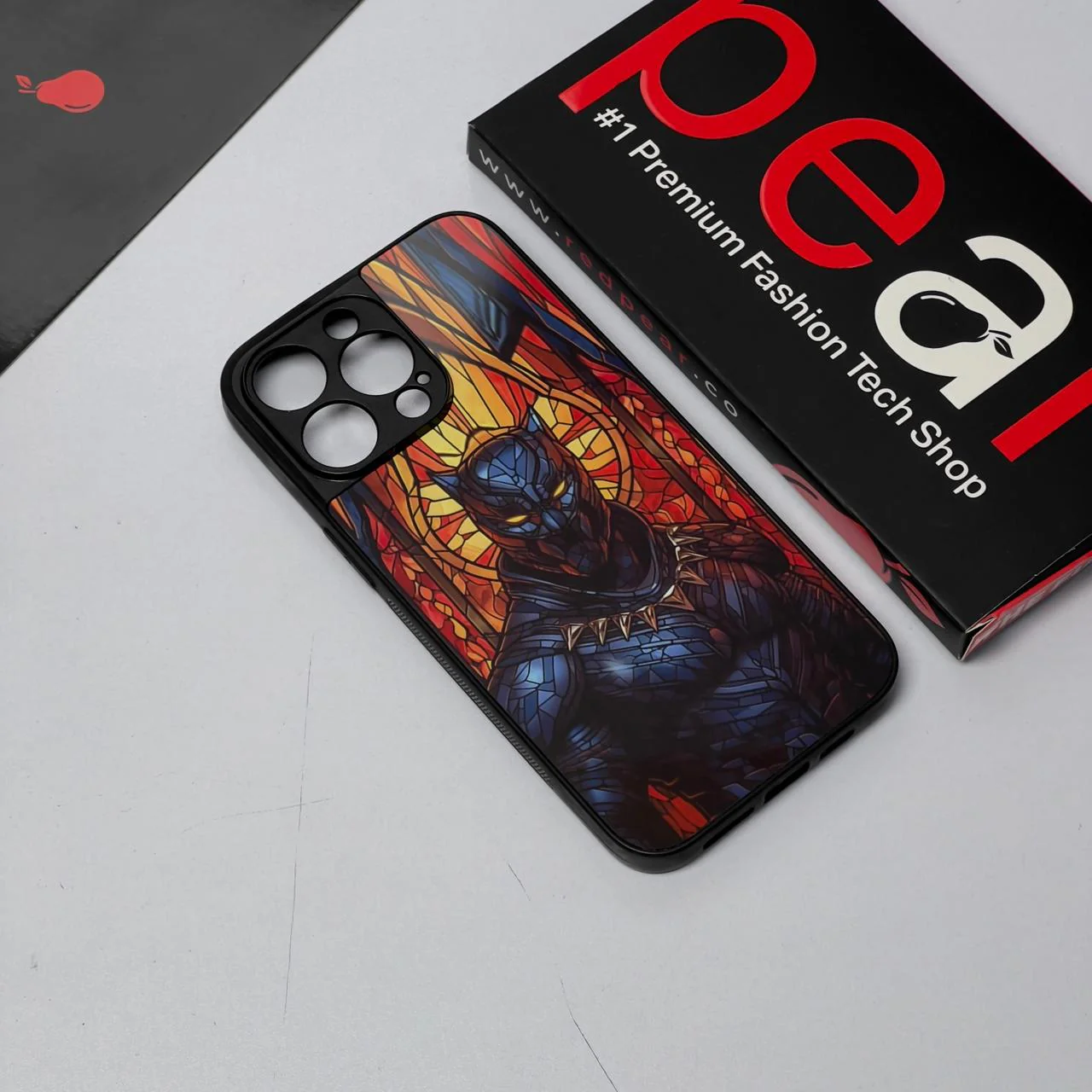 iPhone 15 Pro Max Black Panther Glossy Case (RPS)