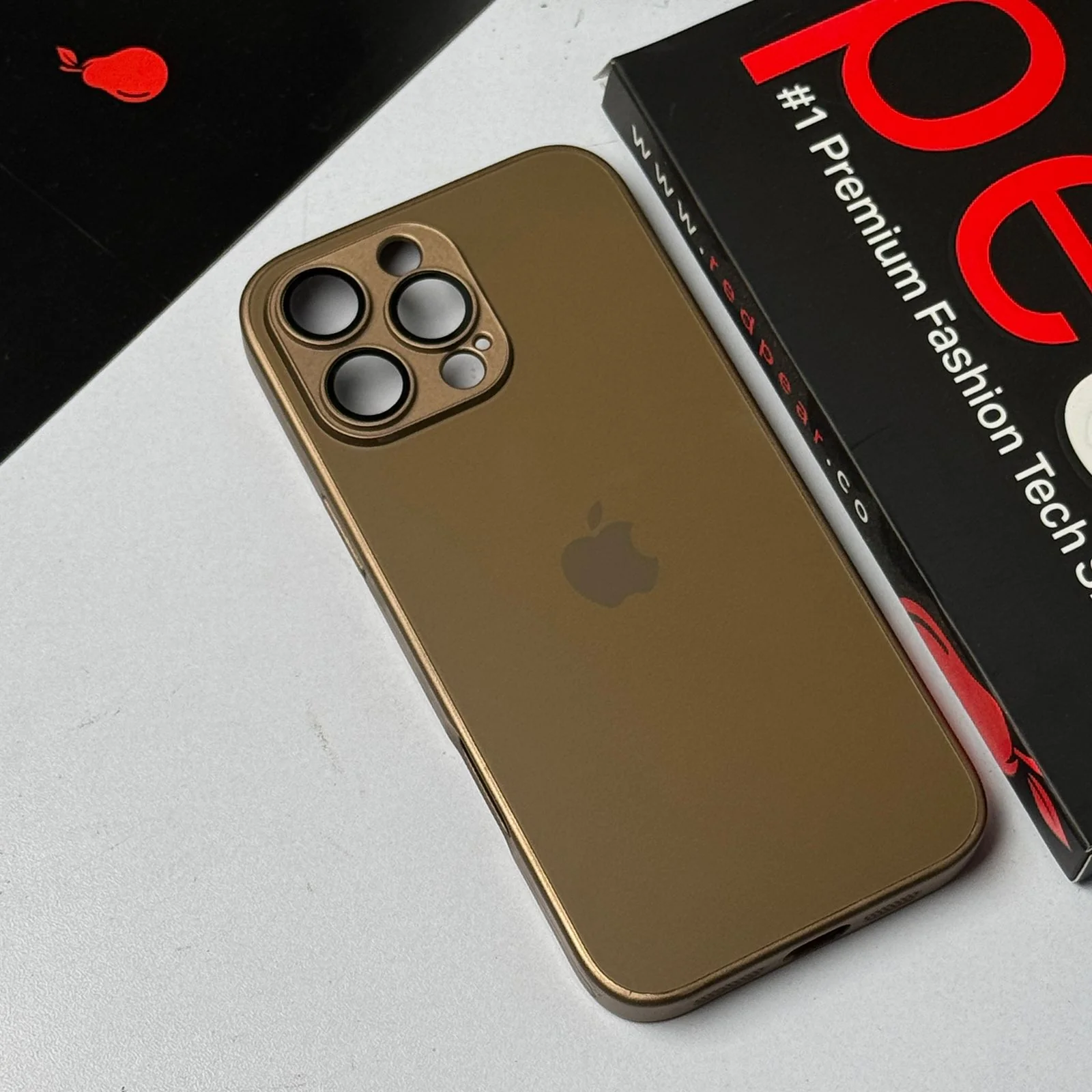 iPhone 16 Pro Max Desert Titanium AG Glass case (RPS)