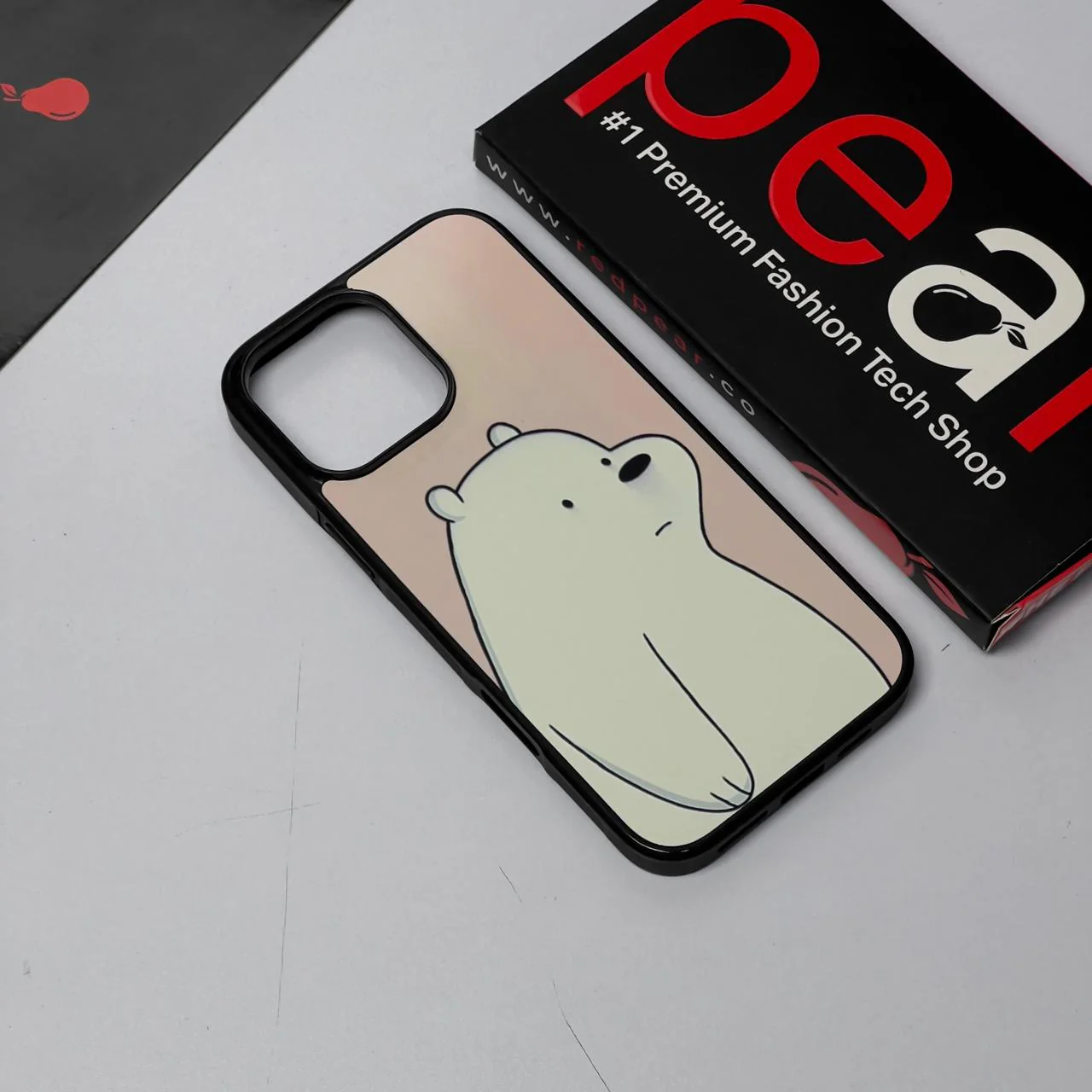 iPhone 16 Pro Max WHITE BEAR Glossy Case (RPS)