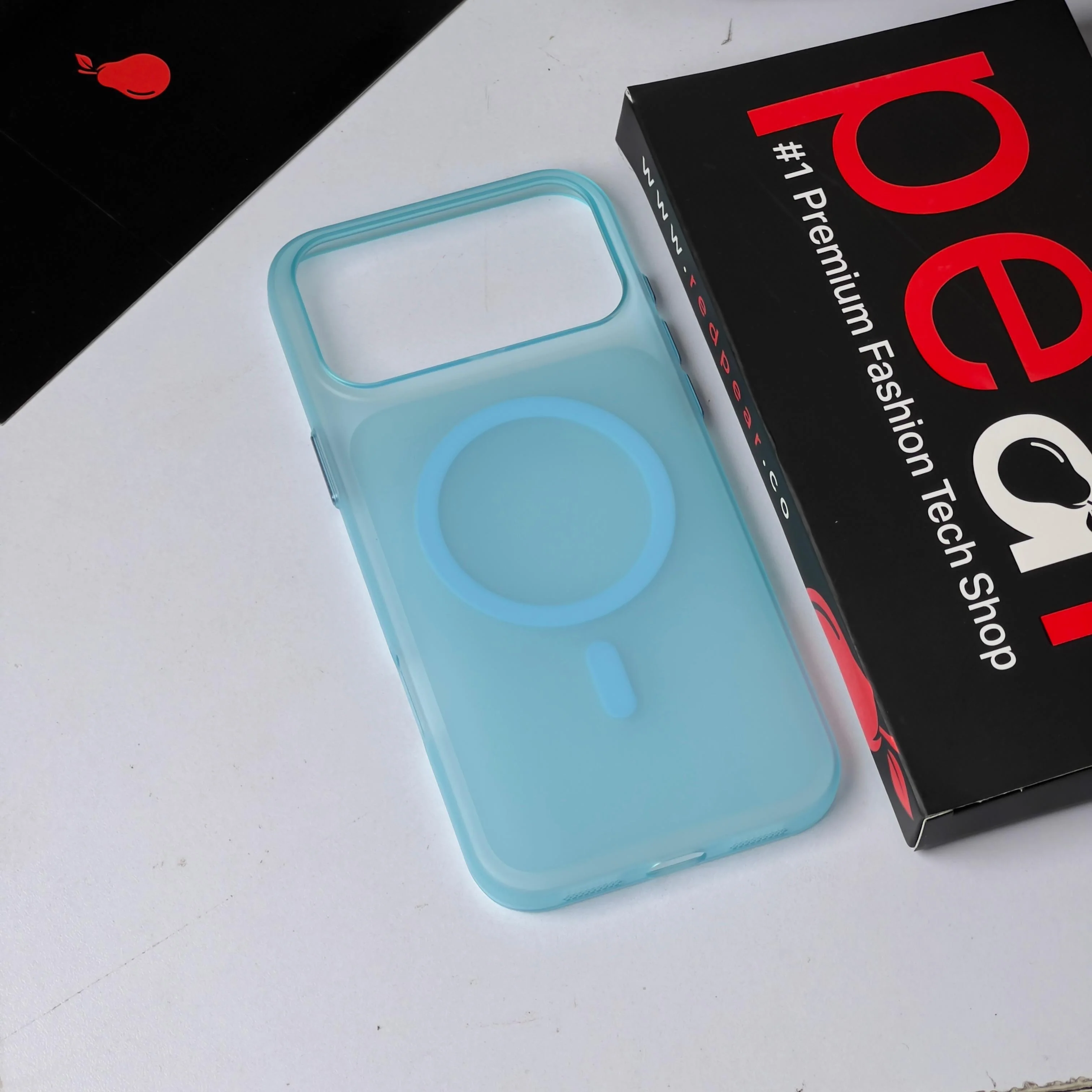 iPhone 17 Pro Max Blue Frosted Magsafe case (RPS)