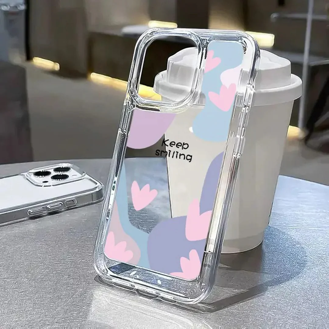 Keep Smiling Clear Acrylic Case - Image 2