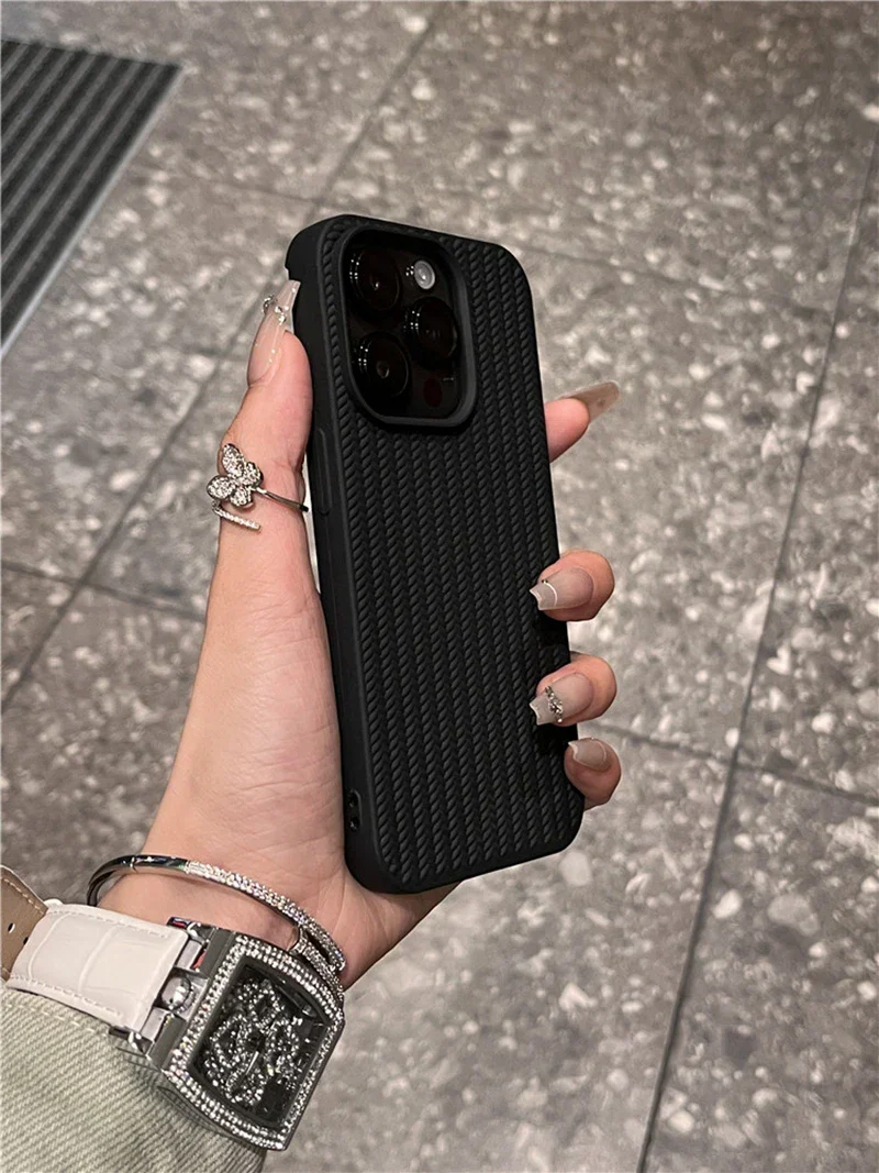 Knitted Pattern Textured Premium Case - Image 7