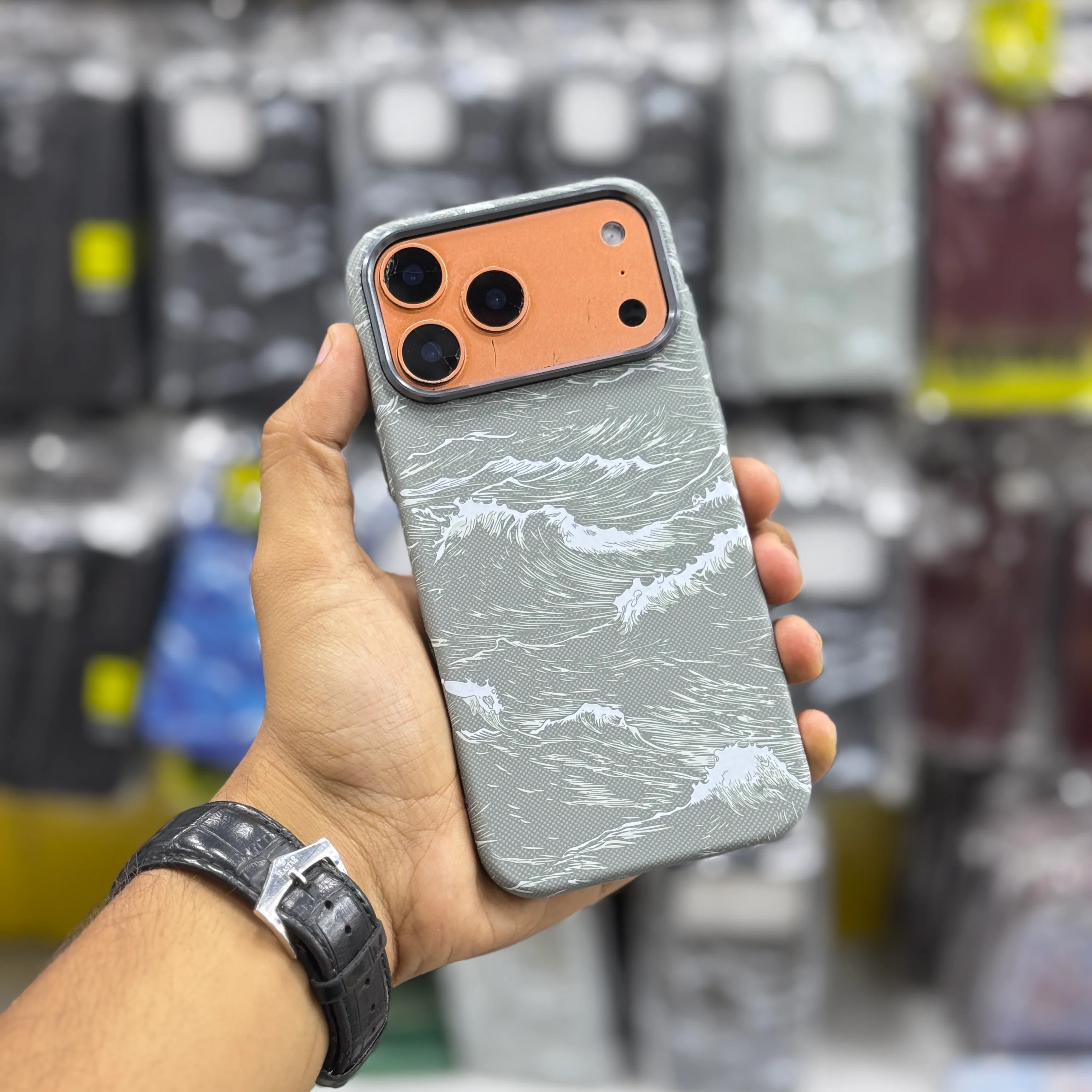 Ocean Wave Carbon Premium Quality Case - Image 6