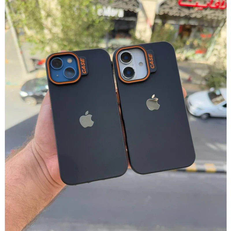 Orange Line Mint Black Case Premium Quality - Image 3