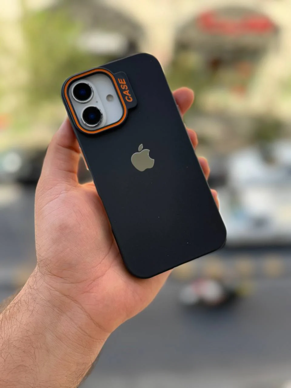 Orange Line Mint Black Case Premium Quality - Image 5