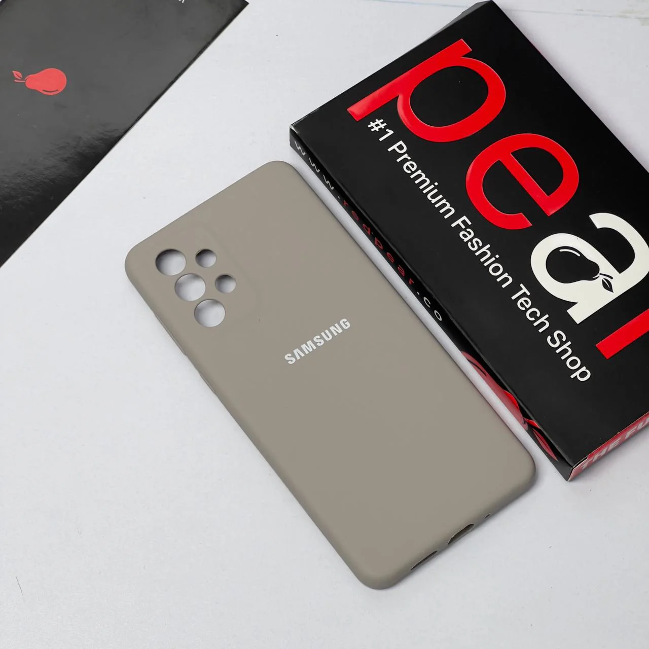 Samsung A73 Light Grey Silicon case