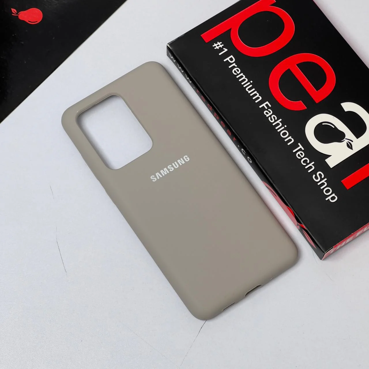 Samsung S20 Ultra Light Grey silicon case
