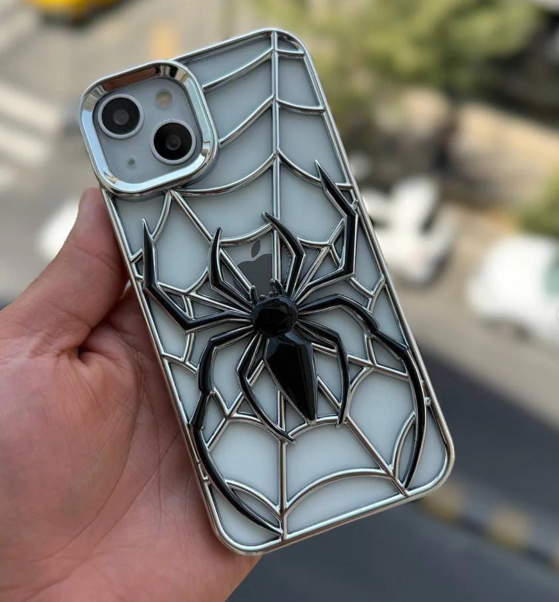 Spider Themed Two Tone Electroplated Premium 3D Case - Image 4