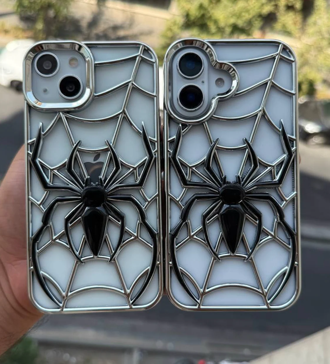 Spider Themed Two Tone Electroplated Premium 3D Case - Image 5
