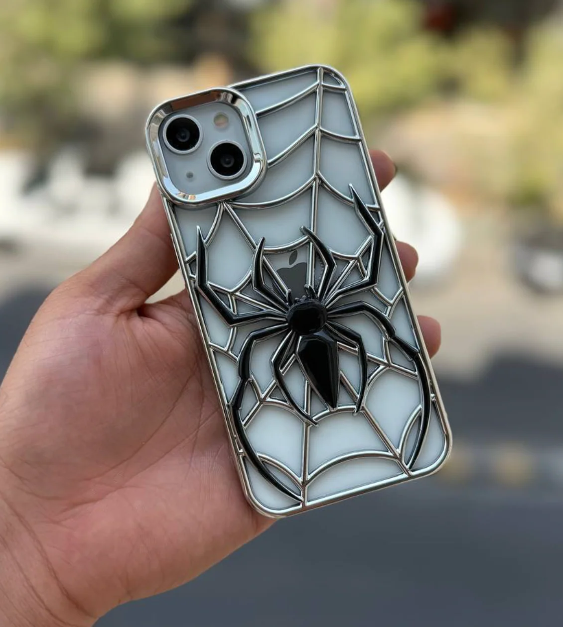 Spider Themed Two Tone Electroplated Premium 3D Case - Image 7
