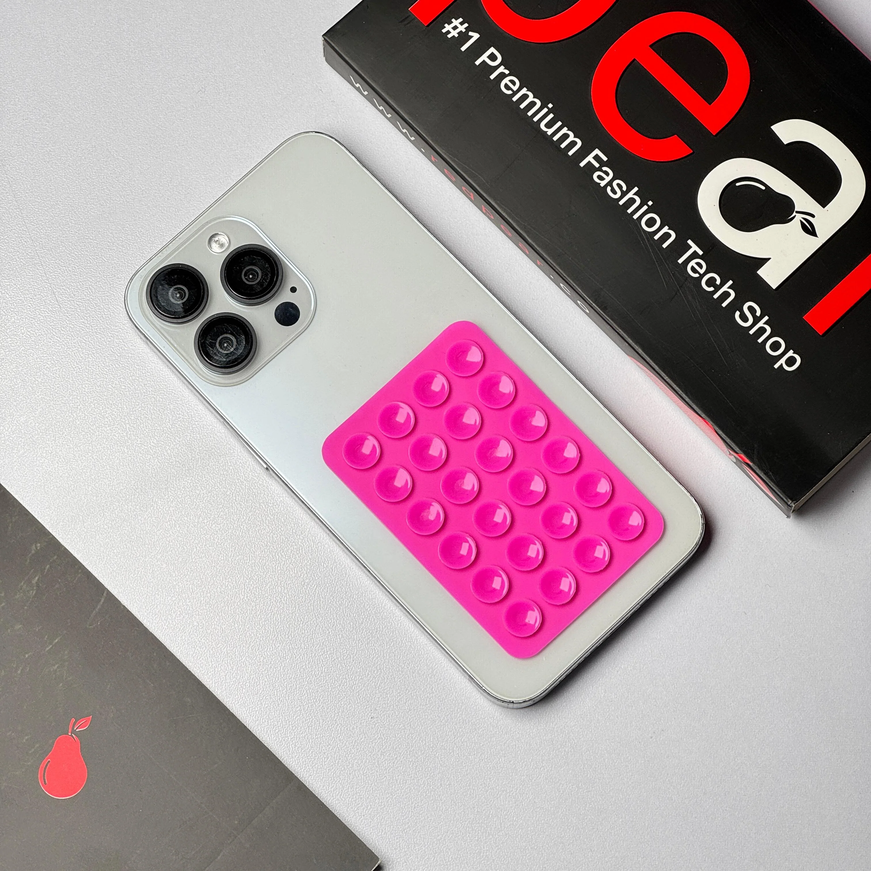 Sticky Silicone Suction Phone Case Mount - Image 10