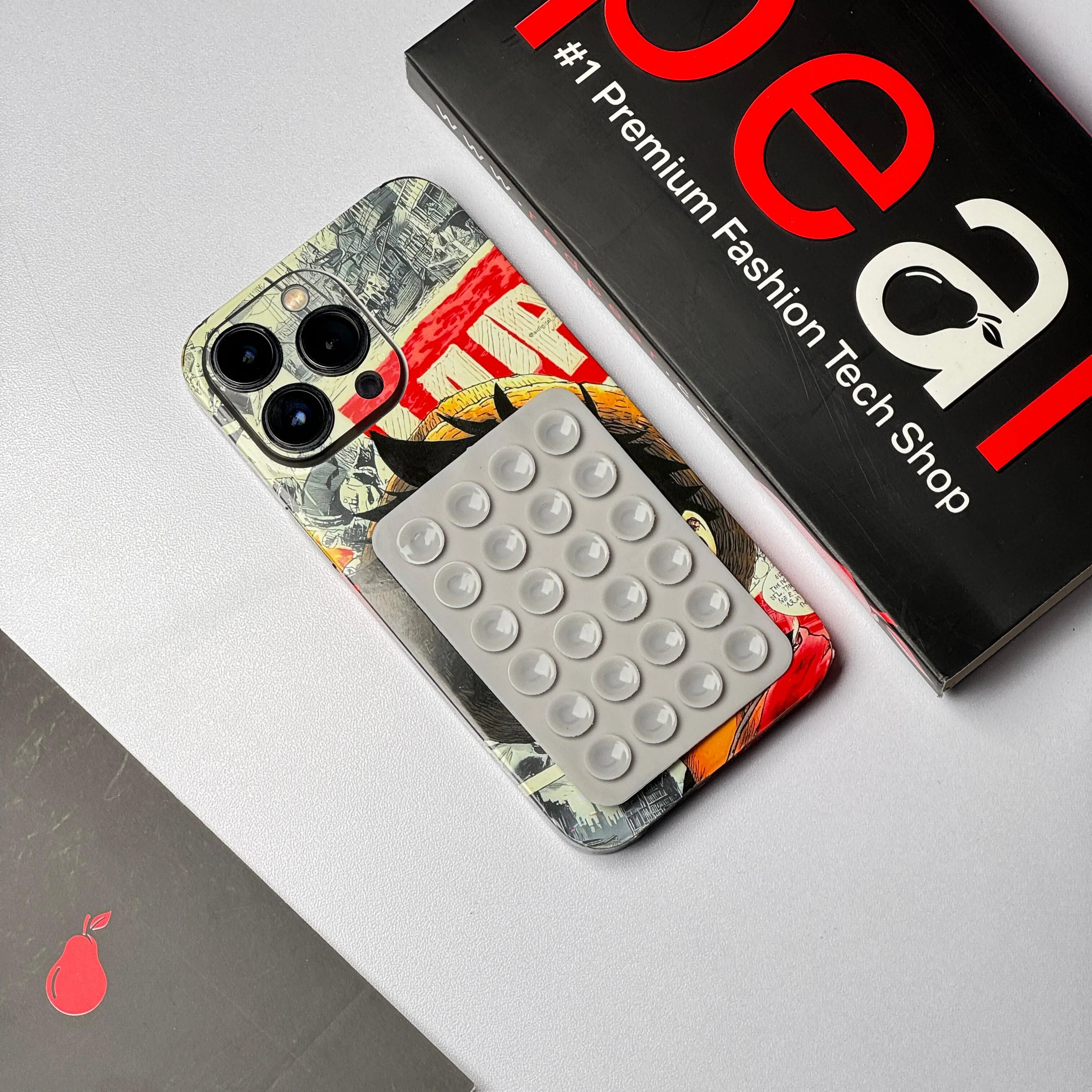 Sticky Silicone Suction Phone Case Mount - Image 13