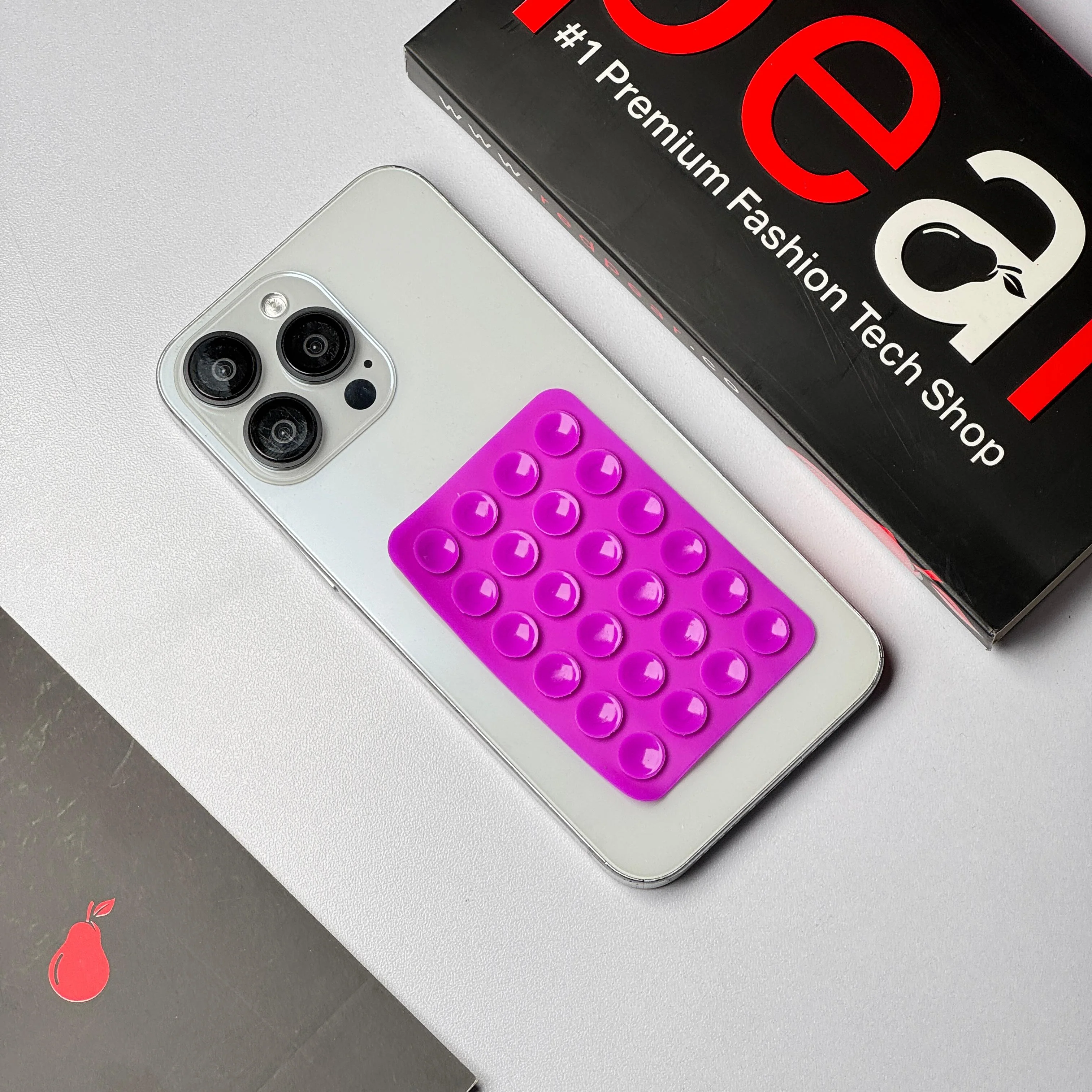 Sticky Silicone Suction Phone Case Mount - Image 8