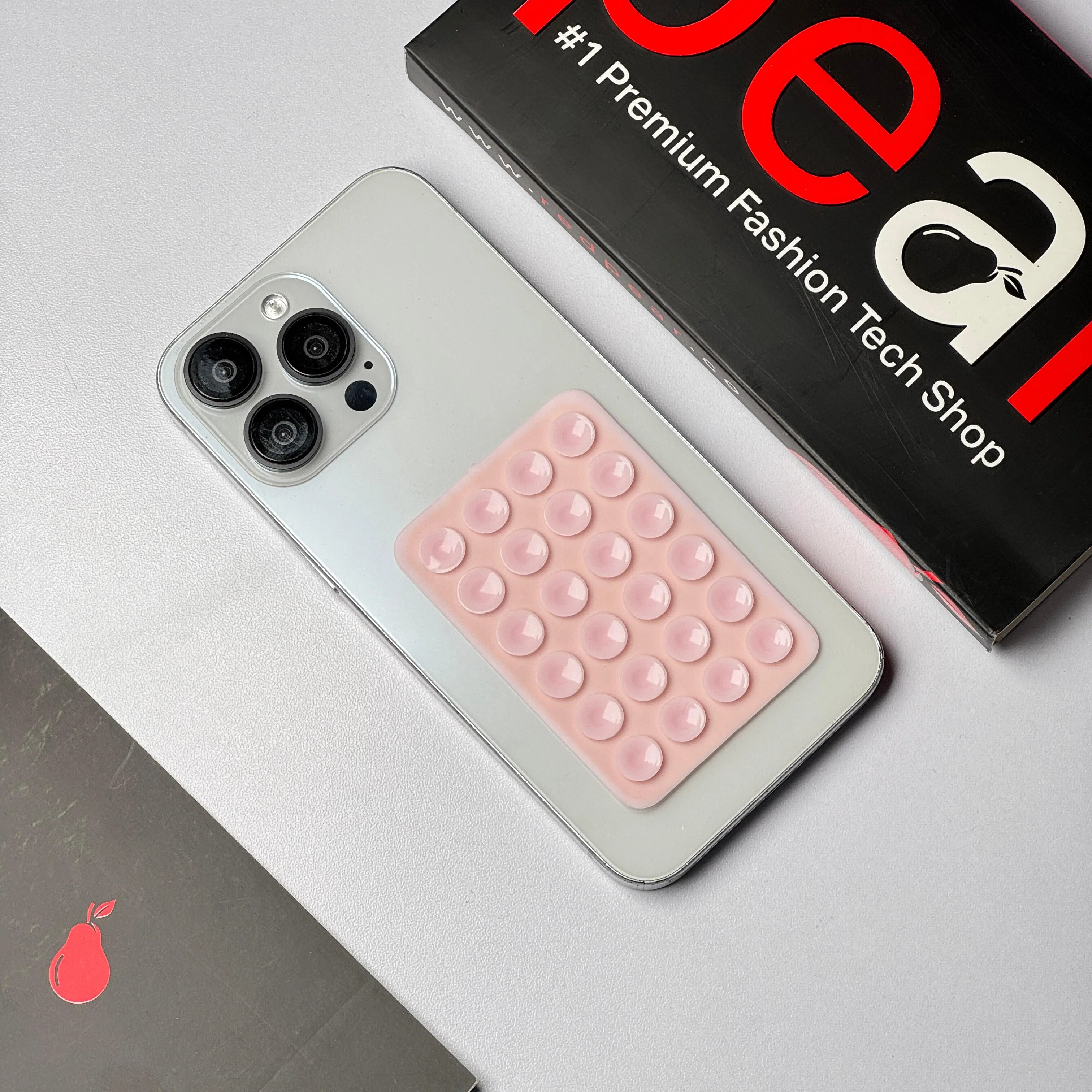 Sticky Silicone Suction Phone Case Mount - Image 9