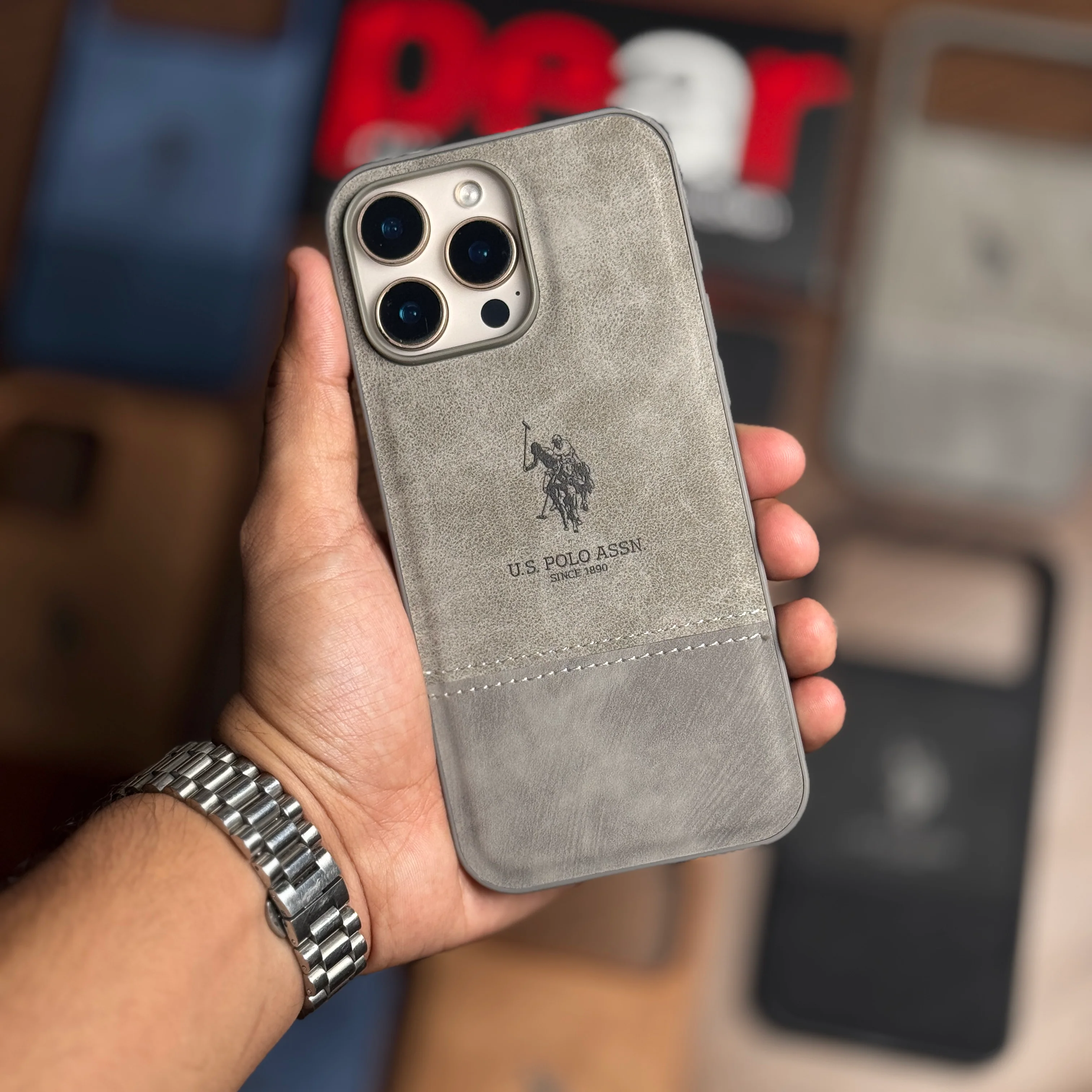 Suede Leather Polo Premium case - Image 2