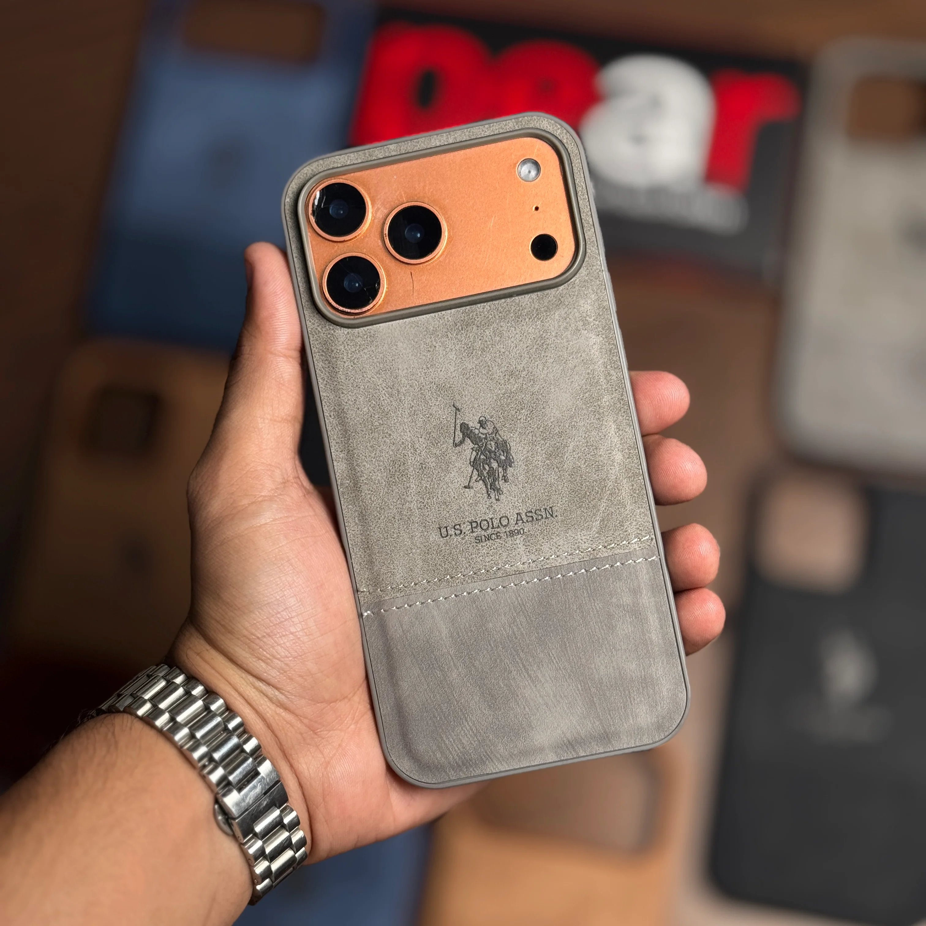 Suede Leather Polo Premium case - Image 4
