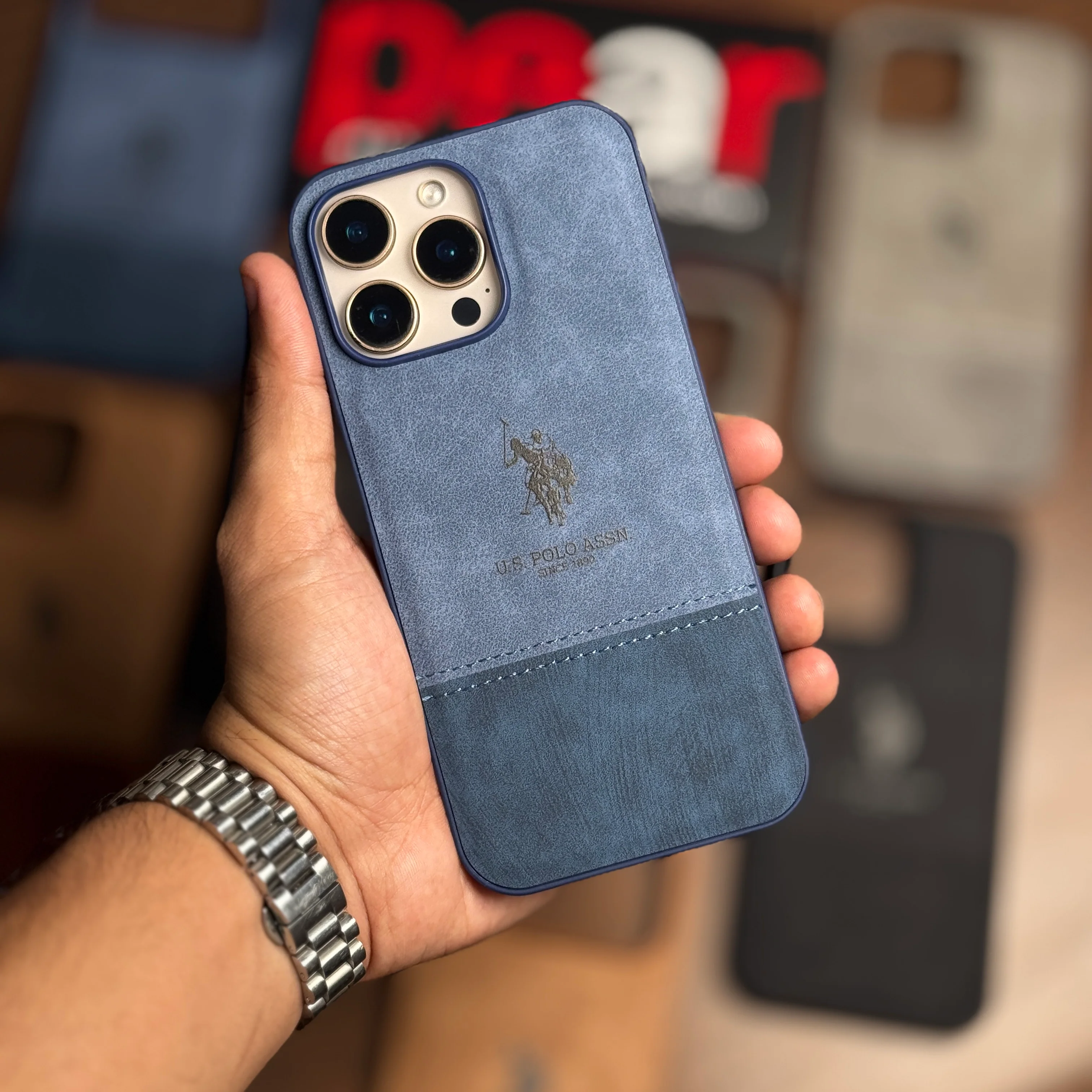 Suede Leather Polo Premium case - Image 5