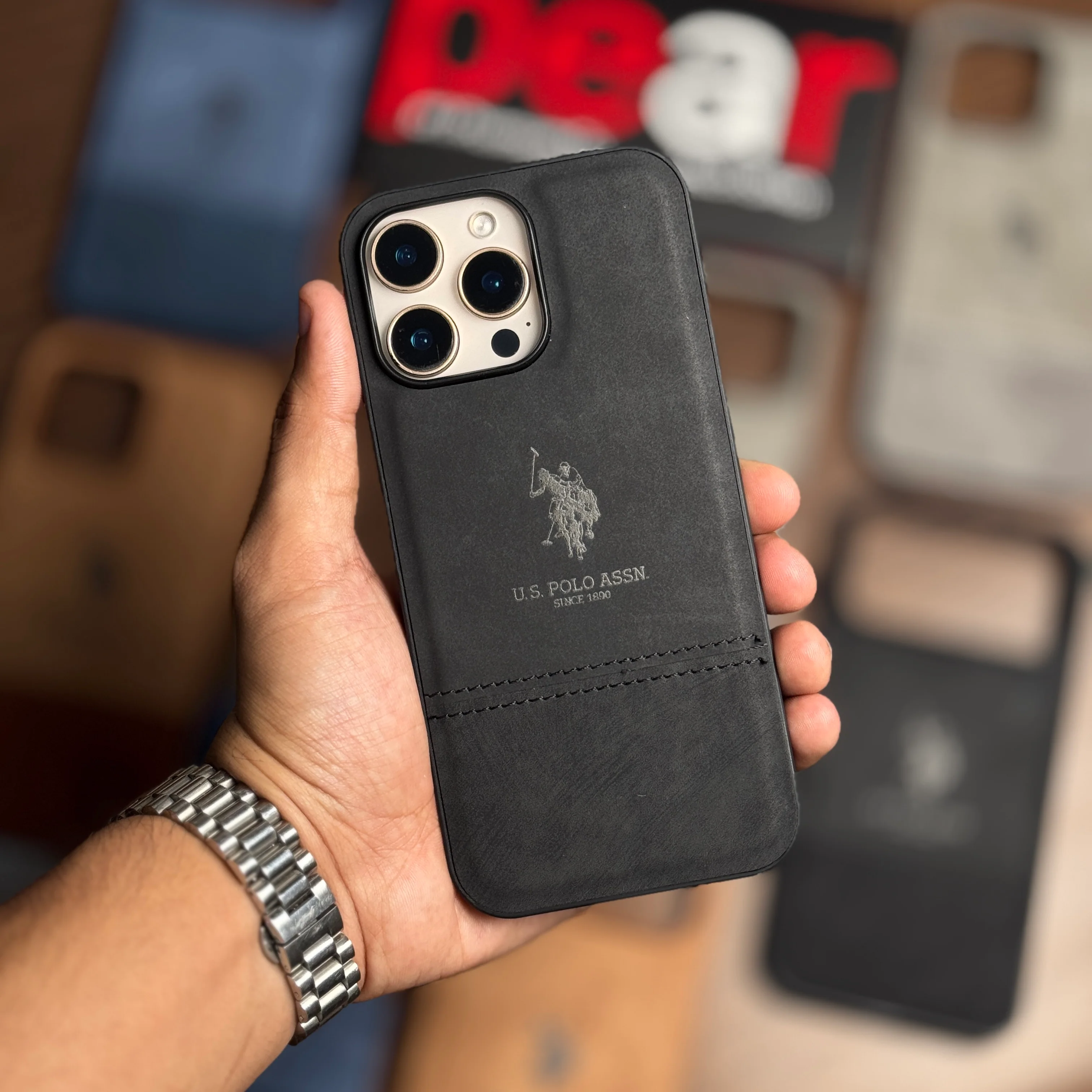 Suede Leather Polo Premium case - Image 6