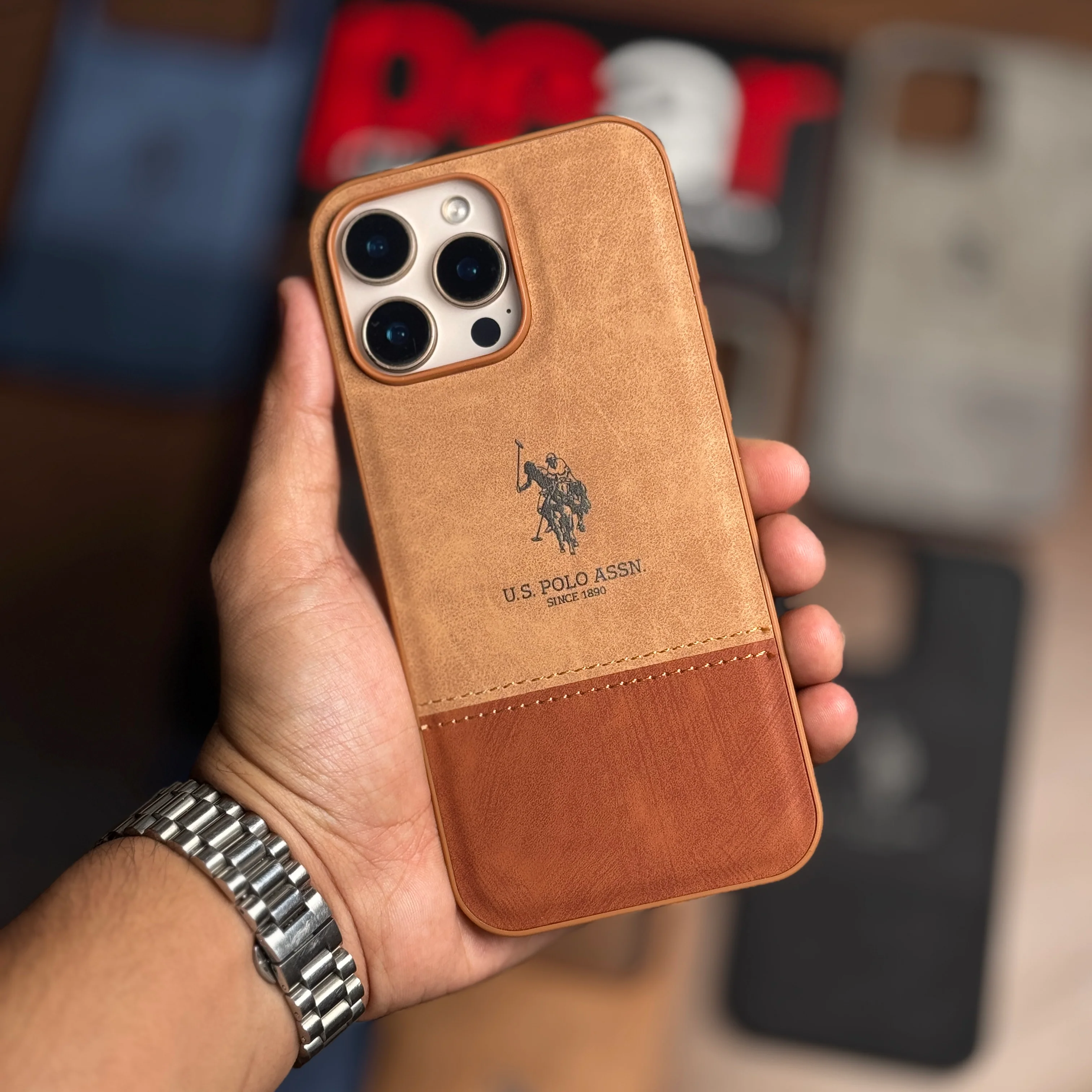 Suede Leather Polo Premium case - Image 7